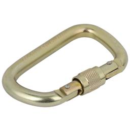 D Shaped Mosquetão para Escalada, Rolamento de Alta Resistência, Aço Master Buckle, Montanhismo, 45KN - Image 3