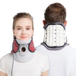 Pescoço Cervical Tração Brace Retractor, maca colarinho, protetor De Órtese, Vertebra Inflável Coluna Fixação, corrector De Postura - Image 1