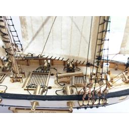 Halcon-Kits Antigos De Construção De Modelos De Navios, Canhões De Latão CNC, Veleiro Luxuoso, Instrução Inglesa, Nova Versão, 1840 - Image 3