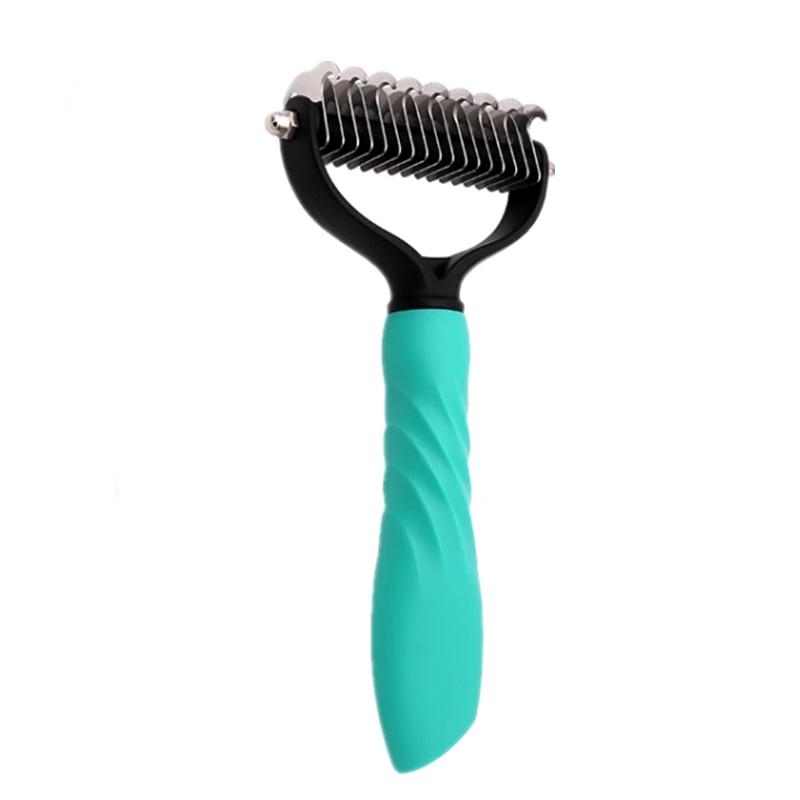 Pet Depilação Pente, Gato e Cão Escova, Cabelo Derramamento Pentes, Pele De Aparar, Escovas Dematting, Grooming Tool, Nova Chegada - Image 1