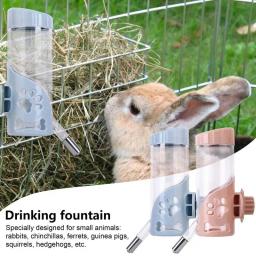 Dispensador de água em caixa para animais, sem gotejamento, alimentador para gatos, ferramenta de alimentação com gancho à prova de vazamento, suprimentos para animais, 550ml - Image 3