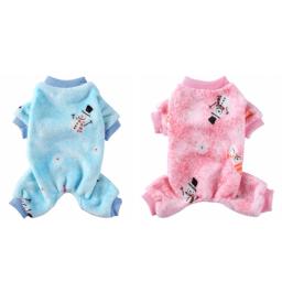 Pijama do boneco do Natal para o cão, roupa do animal de estimação, trajes do filhote de cachorro, gato pijama - Image 1