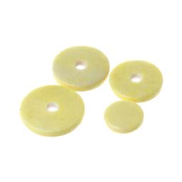 16 peças Almofada de couro para flauta Música Almofadas de sopro para reparação de instrumentos amarelos Acessórios Almofadas - Image 6