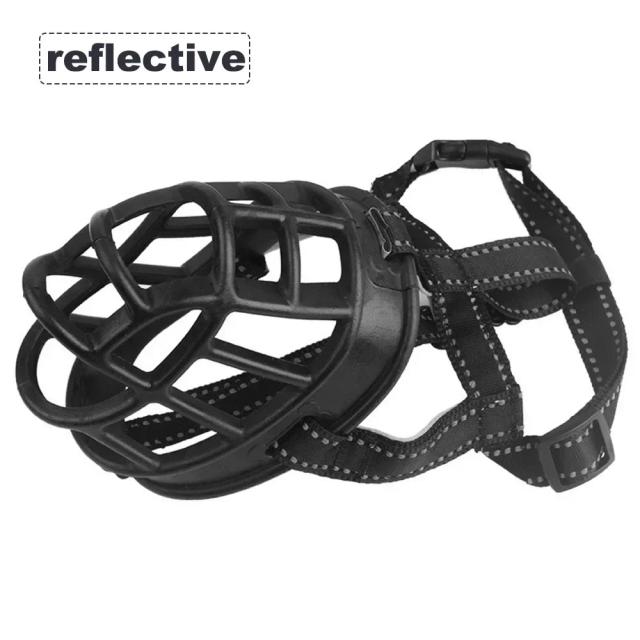Focinho de Silicone para Cães Evita Latidos