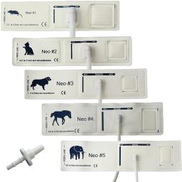 Manguito descartável de pressão arterial animal, se enforma mais monitor veterinário com 1 tipos de interfaces, 5 tamanhos diferentes - Image 1