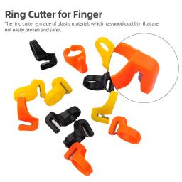 Plástico Thimble Cortador de Rosca com Lâmina, Faca, Anel, Bordado, Quilting, Didal, Acessórios De Costura, Artesanato, Ferramenta DIY, 12 Pcs - Image 5