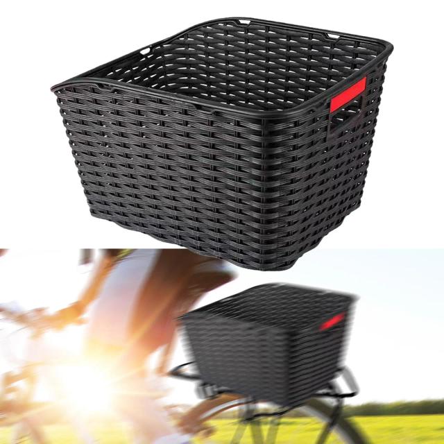 Rack de Carga para Bicicleta de Grande Capacidade, Cesta Traseira Leve para Acessórios de Ciclismo e Mountain Bike