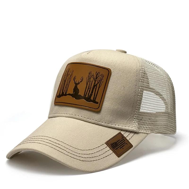 Bonés de beisebol de couro de luxo para homens e mulheres, viseiras esportivas masculinas, chapéu de sol snapback, moda trucker - Image 1