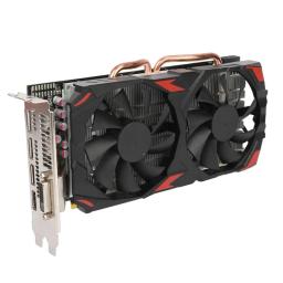 Nova placa gráfica rx580 ventilador de refrigeração duplo 8gb gddr5 256bit dissipação de calor eficiente memória de baixo ruído placa de jogos de vídeo - Image 1