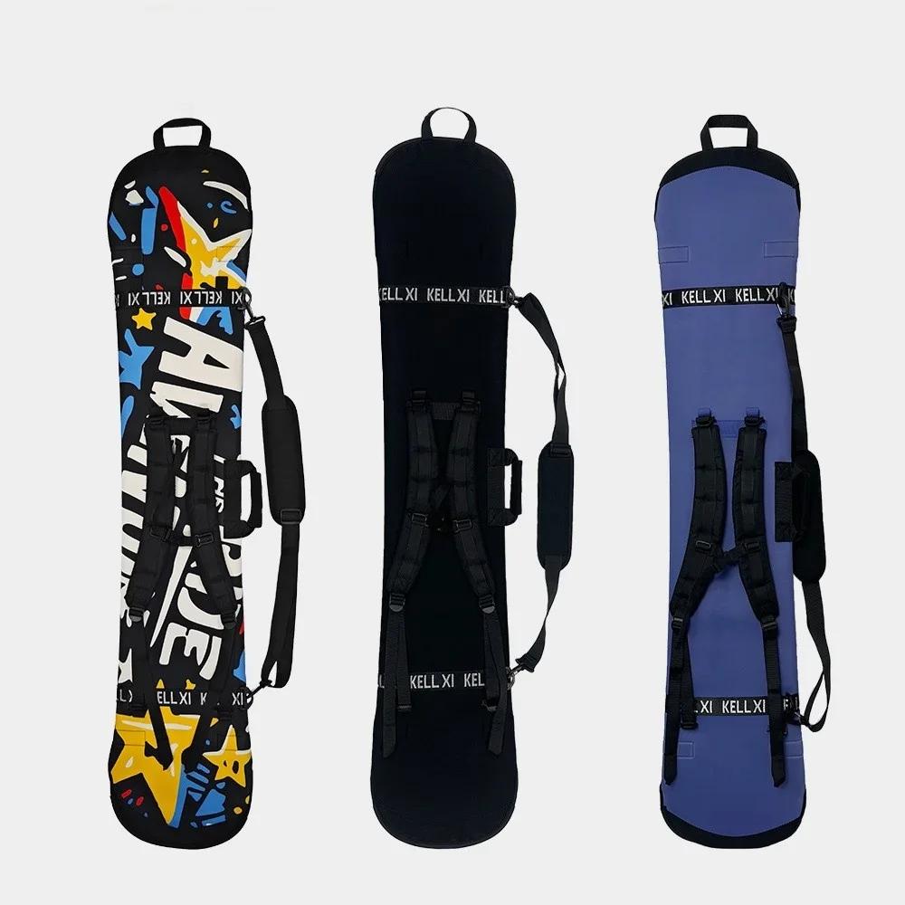 Envoltório de bolinho de folheado snowboard esqui à prova de riscos anti-ferrugem esquis capa protetora lâmina ombro único - Image 1