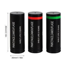 Profissional Face Paint Stick, efeito especial, pintura preta para futebol, beisebol e softball, maquiagem de Halloween, cosplay, 3pcs - Image 6