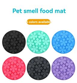 Anti-asfixia Silicone Pet Slow Alimentador Bowl, Alimentador de gato interativo, Tigela de comida, Tapete anti-asfixia - Image 1