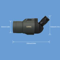 Telescópio astronômico SVBONY SV41 Spotting Scope 25-75x70 MAK poderoso equipamento de acampamento FMC BAK4 para observação de pássaros - Image 3