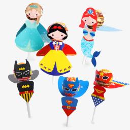 36 pçs super-herói spiderman festa de aniversário suprimentos bolo doces lollipop decoração cartões com adesivos favores crianças menino meninas presente - Image 1