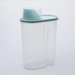 Recipiente De Armazenamento De Alimentos Para Animais De Estimação Tigela De Cachorro Alimentador De Gato, Balde, Grande Capacidade, Copo De Medição, Cão Suprimentos - Image 4