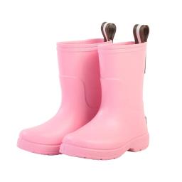 Botas de chuva de borracha impermeáveis para crianças, slip-on, resistência ao desgaste, bebês meninos e meninas sapatos, cor sólida, antiderrapante, calçado infantil, H30-1 - Image 2