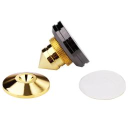 Golden Speaker Spikes com pregos, CD Amplificador De Áudio, Turntable, Suporte De Isolamento, Caixa De Altifalante, Pregos Cone, 4 conjuntos - Image 4