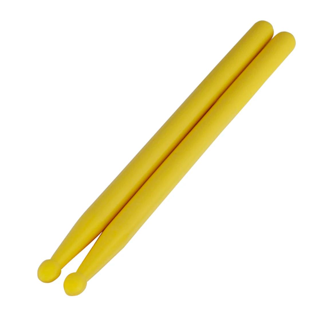 Conjunto de Baquetas de Nylon Coloridas 5A para Bateria - Pares Profissionais de Instrumentos de Percussão
