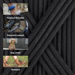 31m 550 paracord 4mm 7core sobrevivência ao ar livre pára-quedas corda tenda acessórios para diy fazendo cordão pulseira coleira de cachorro idéia presente - Image 2