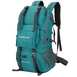 50l ao ar livre mochila de acampamento escalada saco à prova dwaterproof água montanhismo caminhadas mochila saco de desporto de náilon escalada com capa - Image 1