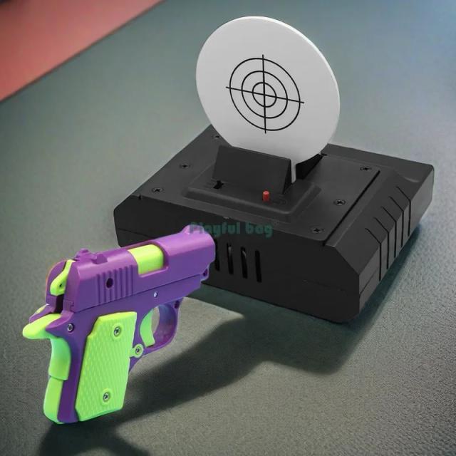 Atualização 2024: Alvo a Laser Interativo para Armas de Brinquedo - O Presente Perfeito para Pais e Filhos
