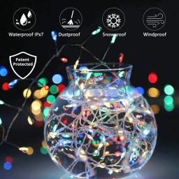 Usb fogos de artifício led luzes da corda 8 modos controle remoto guirlanda luzes de fadas festa de casamento natal jardim decorações para casa - Image 2