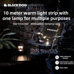 Luz LED para barraca externa Blackdog com armazenamento de manivela - garante iluminação sustentada com capacidade de bateria superior - Image 5