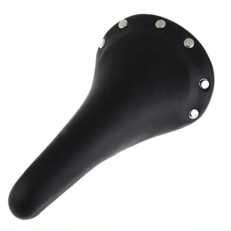 Assento de selim de bicicleta, rebite vintage, couro pu, assento de ciclismo, conforto, antichoque, mtb, fixie, peças de bicicleta - Image 1