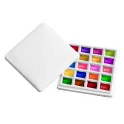 Paleta Cerâmica Quadrada para Mistura de Cores, Bandeja de Pintura para Aquarela, Guache, Pintura Acrílica, Art Supplies - Image 2