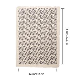 Papel De Transferência Preto De Arte De Cerâmica, Papel De Flor De Esmalte Underglaze, Adesivo Decalque De Cerâmica De Alta Temperatura, DIY Ferramentas De Argila Do Polímero, 1Pc - Image 6