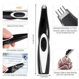 Pet clipper grooming kit recarregável aparador de pêlos do animal estimação shaver corte de cabelo conjunto para gato cão removedor de cabelo máquina profissional - Image 3