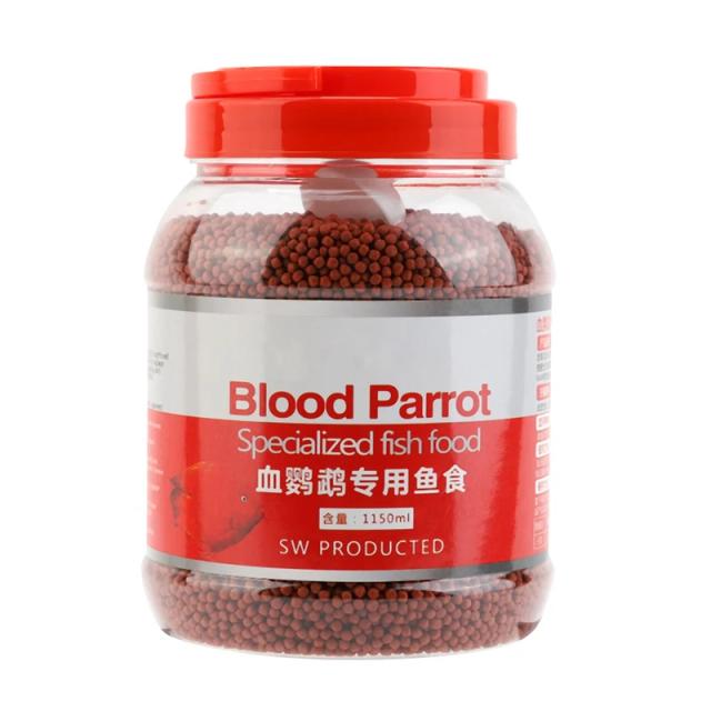 Papagaio-de-sangue Snapper Flutuando na Água: Coloração Vermelha Intensa e Alimentação Tropical de 500g