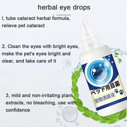 Cataract Colírio para Animais de Estimação, Treat Cat Pet, Cão Idoso, Elimina Gatos Maus, Ceratite Precoce, Água Colírio, 20ml - Image 3