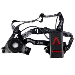 Luz LED impermeável para correr, Tocha de segurança de ciclismo, Luz de advertência, USB Chest Lamp, Lanterna esportiva ao ar livre - Image 1
