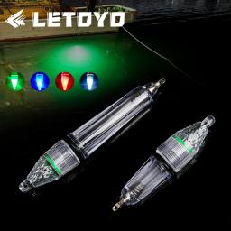LETOYO-LED Subaquática Piscando Luz Pesca, Lâmpada De Água, Oceano E Isotope, Acessórios De Pesca De Mar, Ferramentas, 12cm, 17cm - Image 2