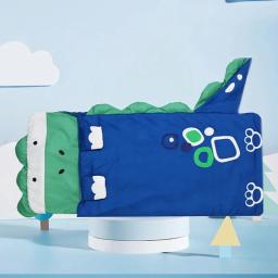 Dinossauro dos desenhos animados das crianças saco de dormir, quente e umidade-prova portátil do bebê, tenda de viagem, ao ar livre, bonito - Image 2