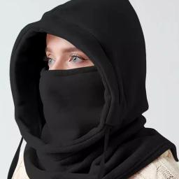 Inverno térmico pescoço mais quente ao ar livre velo balaclava cachecol esqui máscara facial snood capuz chapéu à prova de vento manter quente ciclismo boné novo - Image 1