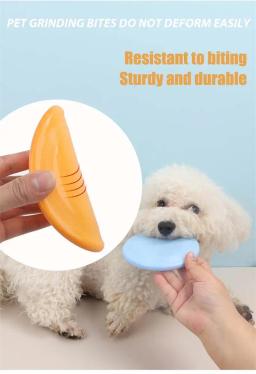 Brinquedos flutuantes de água para Pet Dog, Silicone Game Frisbee, Discos voadores, Brinquedos interativos de treinamento, Pet Shop - Image 4
