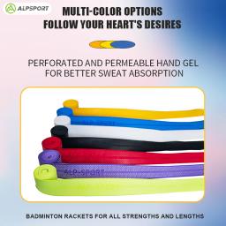 Non-Slip Sweatband Grip Tênis, Plataforma De Badminton Squash, Bastões De Beisebol De Tênis De Mesa, Clubes De Golfe, Varas De Hóquei, Varas De Pesca - Image 4