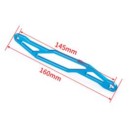 Trinood metal amortecedor cvd eixo de acionamento bateria placa montagem braço suspensão para 1/10 tamiya tt02 conjunto completo peças atualização - Image 5