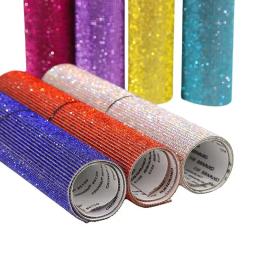 Auto-adesivo Rhinestone Sticker Tape, DIY Diamond Sticker para Artes Artesanato, carro, telefone, roupas, 12x20cm - Image 5