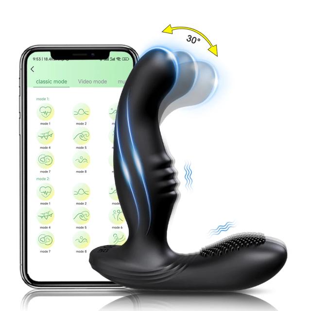 Vibra Massageador de Próstata Anal Plug Masculino Controle Remoto - O Prazer Definitivo