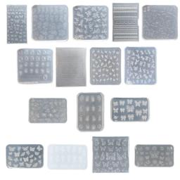 Molde arte 3D com variedade padrões, modelo escultura adesivo, ferramentas estêncil, moldes para entusiastas - Image 1