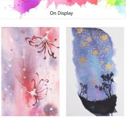 Conjunto de tintas aquarela metálicas e douradas, pigmento de aquarela para pintura de artística, com glitter, cor sólida, 6/12 - Image 2