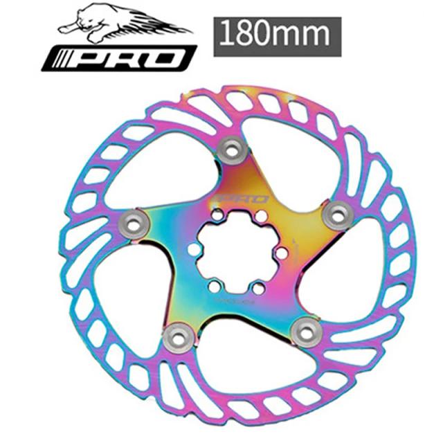 IIIPRO Rotores de Freio a Disco para Mountain Bike Arco-Íris 6 Parafusos Flutuante