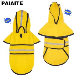 Impermeável reflexivo impermeável ajustável para cão, Poncho com capuz, Rain Jacket para cães pequenos, médios e grandes - Image 5