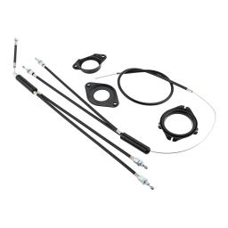 BMX Bicycle Brake Line Set, Kit Cable Wire, Aço inoxidável PVC, Gyro Brake Cables para Gyro Systems, 20 Polegada Bikes Parts, Black, 1 Set - Image 2
