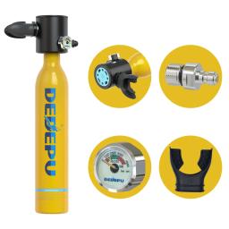DEDEPU 0.5L Tanque De Mergulho Tanque De Oxigênio Snorkeling Pulmão Portátil para Menos de 10 Minutos Combinação Máscara De Mergulho - Image 3