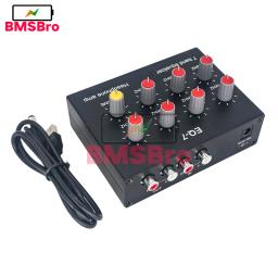 Amplificador De Sinal De Som Para O Jogo De Computador Móvel, 7 Segmentos De Tom Equalizador, Ajuste De Graves Treble, Headset De Áudio, Amplificador De Ouvido - Image 1
