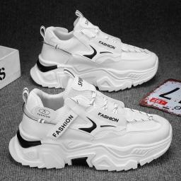Sapatilhas de Plataforma Respirável Masculina, Sapatos Esportivos Versáteis, Sapatos de Caminhada, Sapato do Velho Pai, Confortável, Alta Qualidade, Moda - Image 1